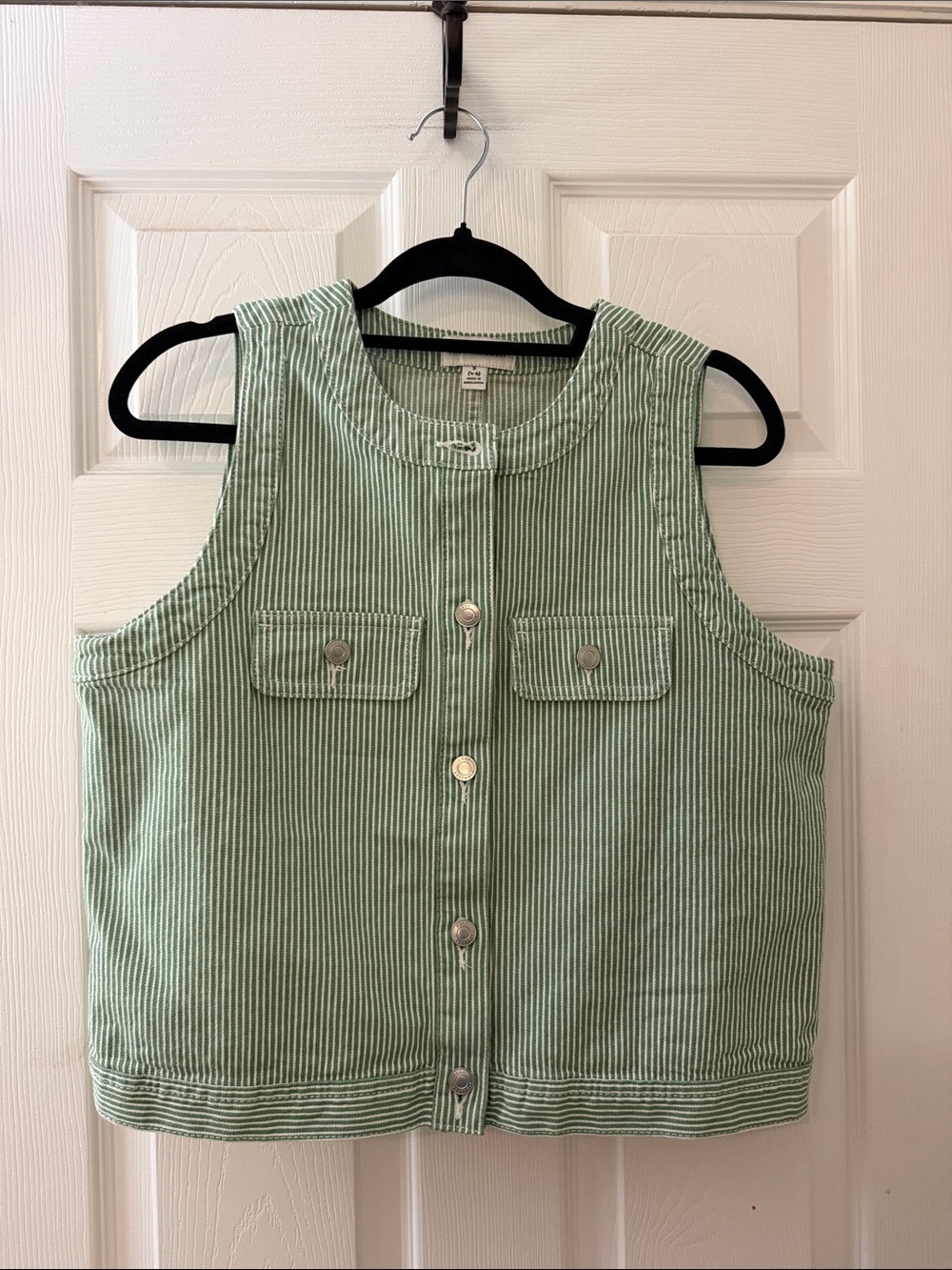 Free assembly striped vest sz S (4-6)